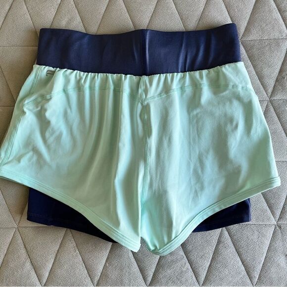 Fabletics Women's Comfort Band Shorts with Biker Shorts Liner Size Small - Picture 9 of 11